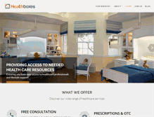 Tablet Screenshot of healthboxes.com